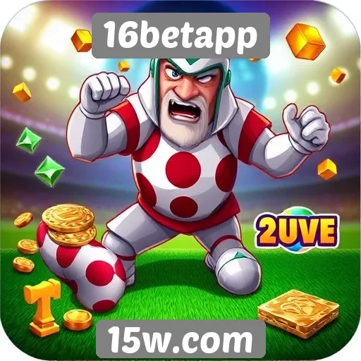 Variedade de jogos disponíveis na 16betapp